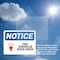 Signmission Fire Sprinkler Riser Inside OSHA Notice Sign, Plastic, 14in W x 10in L, 2PK OS-2PACK-NS-P-1014-L-12679 - alternate 5
